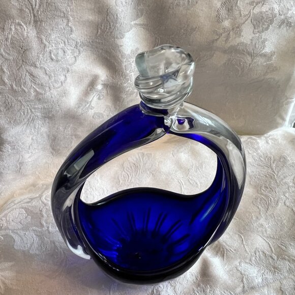 blue cobalt basket - Picture 2 of 8